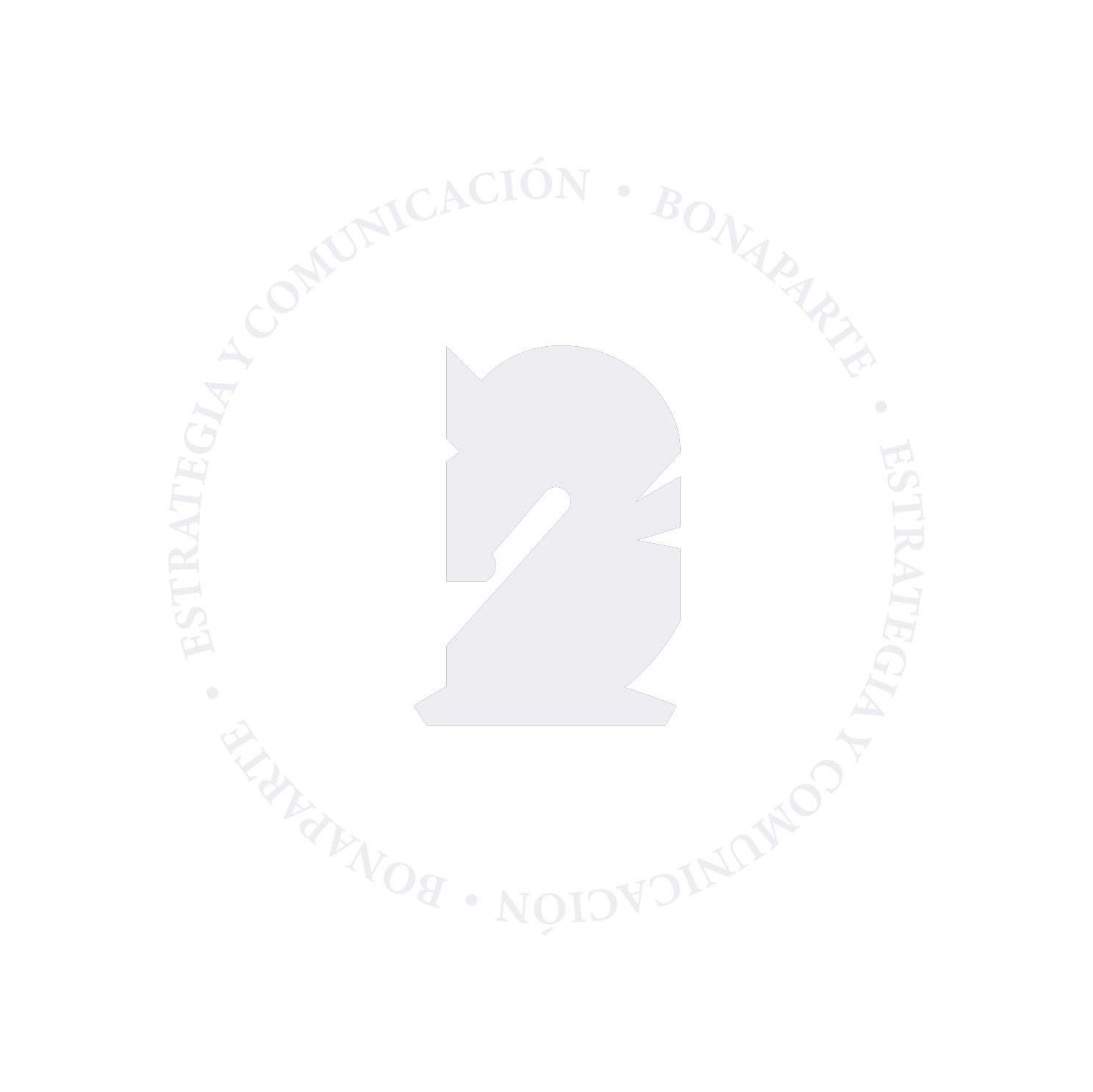 Logotipo de Bonaparte, especialistas en comunicación estratégica.